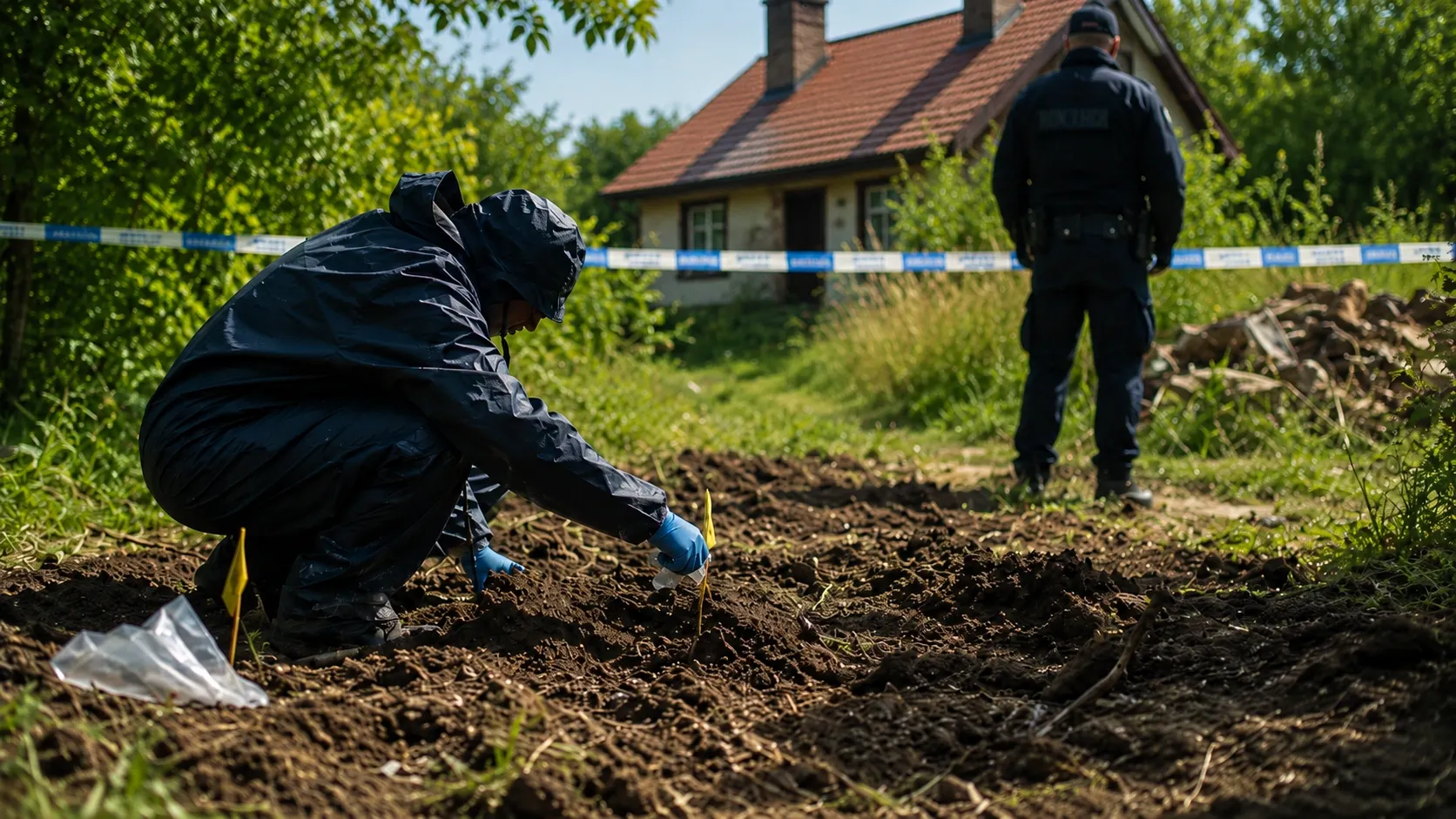 В Польше во дворе врача-патологоанатома нашли закопанными останки 32 нерожденных детей