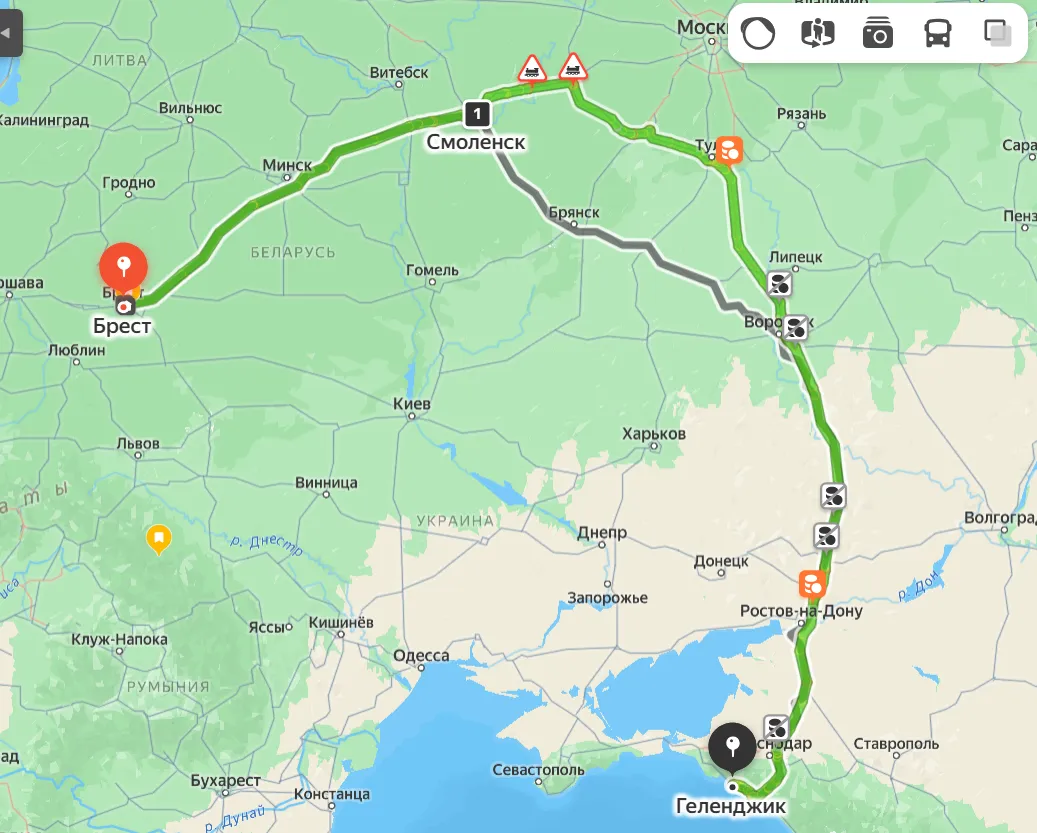 После трагедии в Брянской области белорусские туроператоры начали менять маршруты на юг